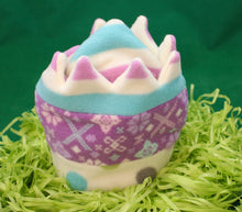 Load image into Gallery viewer, This Peek a boo Puppet is a yellow chick in an Easter egg. It is made of fleece with sewn on eyes. It is washable and safe for all ages.