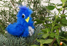 Load image into Gallery viewer, Fluffy Bluebird Finger Puppet
