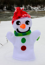 Load image into Gallery viewer, Snowman Puppet
